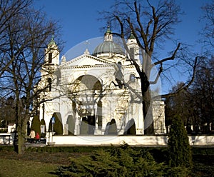 St. AnneÃ¢â¬â¢s Church in Wilanow, Warsaw, Poland photo